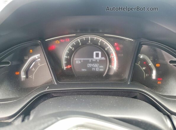 2HGFC2E57JH572697 2018 HONDA CIVIC Gray Widok zestawu wskaźników