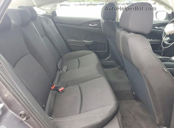 2HGFC2E57JH572697 2018 HONDA CIVIC Gray Widok tylnych siedzeń