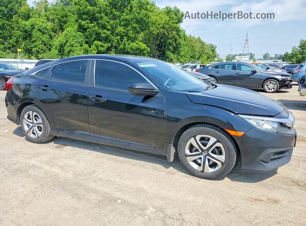 2HGFC2E58GH033921 2016 HONDA CIVIC Черный Передняя правая четверть