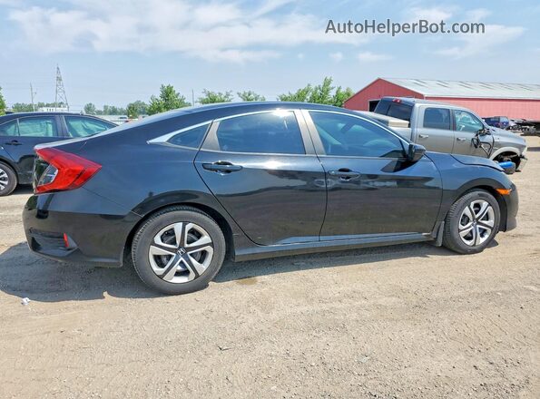 2HGFC2E58GH033921 2016 HONDA CIVIC Черный Задняя правая четверть