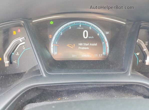 2HGFC2E58GH033921 2016 HONDA CIVIC Черный Вид щитка приборов