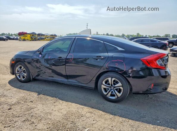 2HGFC2E58GH033921 2016 HONDA CIVIC Черный Задняя левая четверть