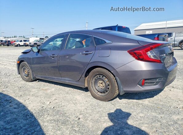 2HGFC2E58HH034195 2017 HONDA CIVIC Серый Задняя левая четверть