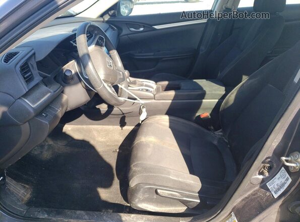 2HGFC2E58HH034195 2017 HONDA CIVIC Серый Вид салона спереди