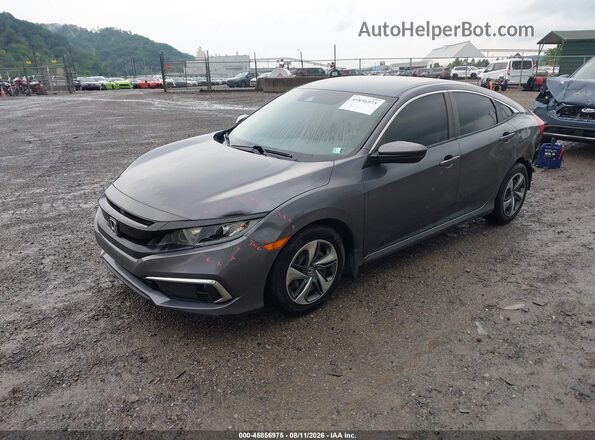 2HGFC2E64KH588706 2019 HONDA CIVIC Gray Front left