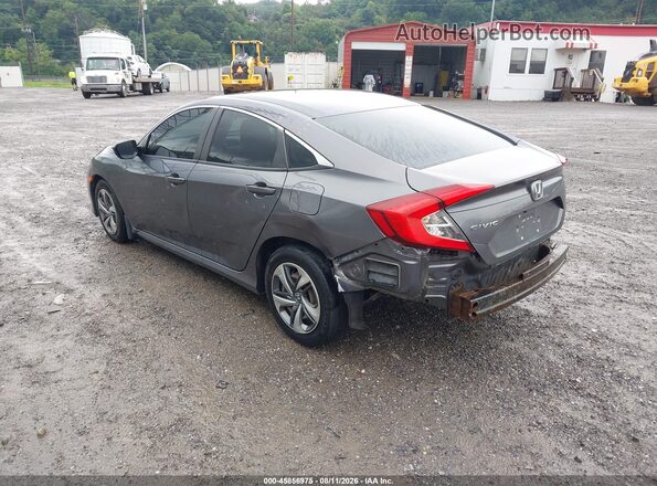 2HGFC2E64KH588706 2019 HONDA CIVIC Gray Rear left