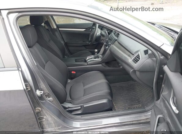 2HGFC2E64KH588706 2019 HONDA CIVIC Gray Front interior view