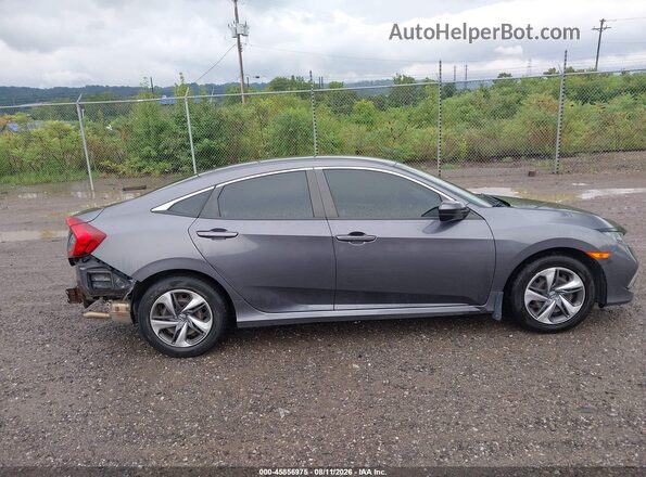 2HGFC2E64KH588706 2019 HONDA CIVIC Gray Rear interior view