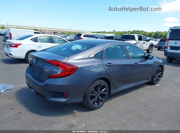 2HGFC2E81KH552585 2019 HONDA CIVIC Gray Задня права чверть