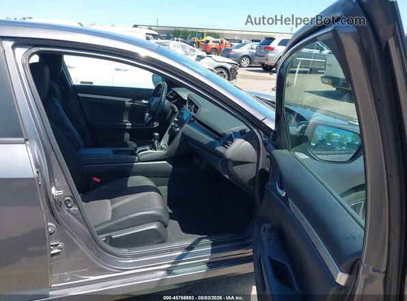 2HGFC2E81KH552585 2019 HONDA CIVIC Gray Вид салону спереду