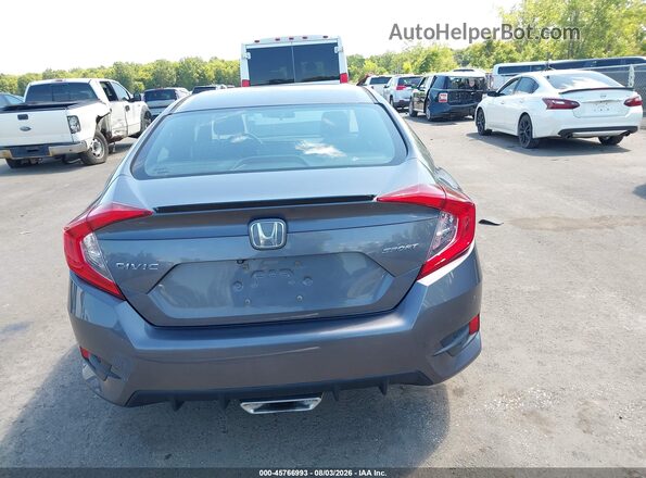 2HGFC2E81KH552585 2019 HONDA CIVIC Gray 