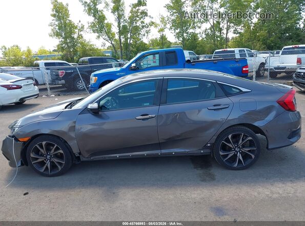 2HGFC2E81KH552585 2019 HONDA CIVIC Gray 