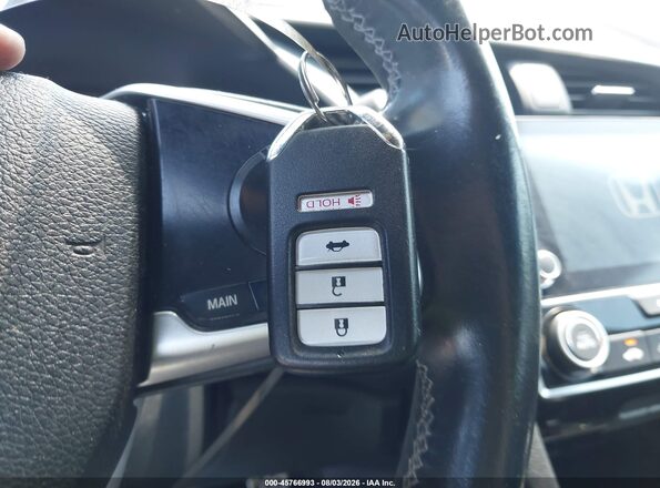 2HGFC2E81KH552585 2019 HONDA CIVIC Gray Вид панелі приладів