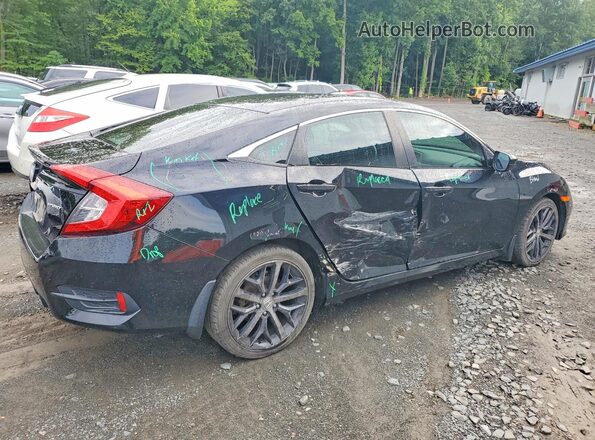 2HGFC2E8XKH576223 2019 HONDA CIVIC Black Tył prawy