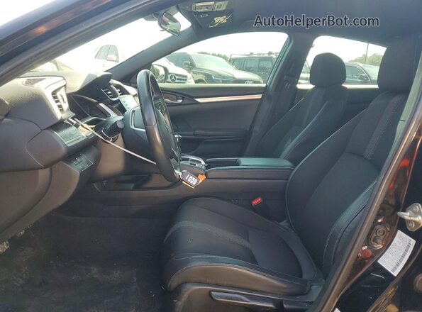 2HGFC2E8XKH576223 2019 HONDA CIVIC Black Widok wnętrza z przodu