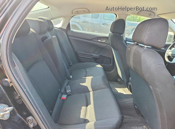2HGFC2F50GH028629 2016 HONDA CIVIC Black Rear seats view