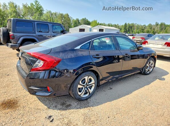 2HGFC2F50GH028629 2016 HONDA CIVIC Black Rear right