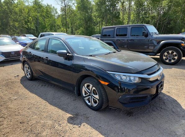 2HGFC2F50GH028629 2016 HONDA CIVIC Black Front right