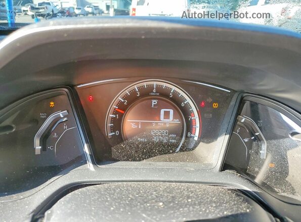 2HGFC2F50GH517533 2016 HONDA CIVIC Silver Instrument cluster view