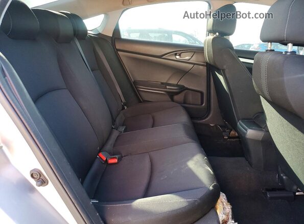2HGFC2F50GH517533 2016 HONDA CIVIC Silver Rear seats view