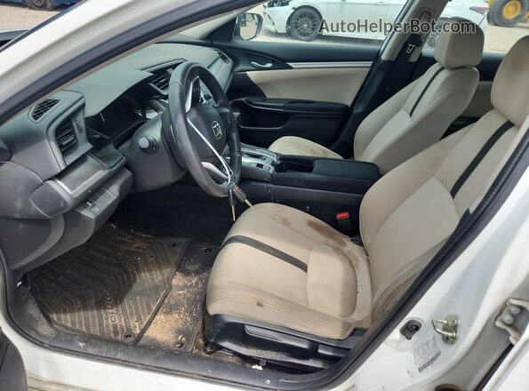 2HGFC2F50GH518858 2016 HONDA CIVIC Белый Вид салона спереди