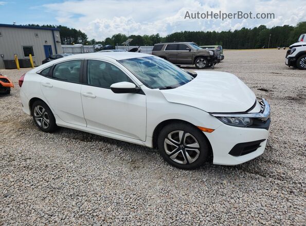 2HGFC2F50GH518858 2016 HONDA CIVIC Белый Передняя правая четверть
