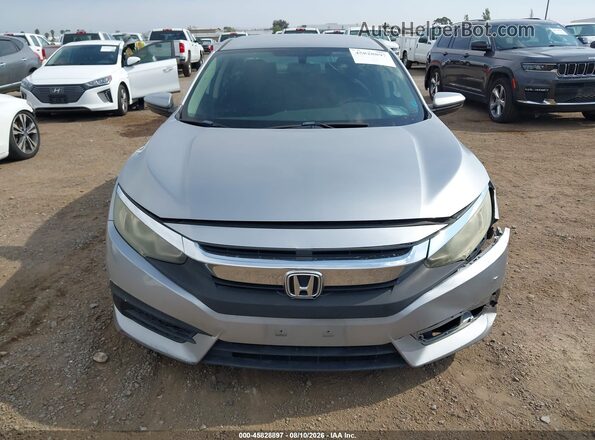2HGFC2F50GH520187 2016 HONDA CIVIC Silver ხელსაწყოთა პანელის ხედი