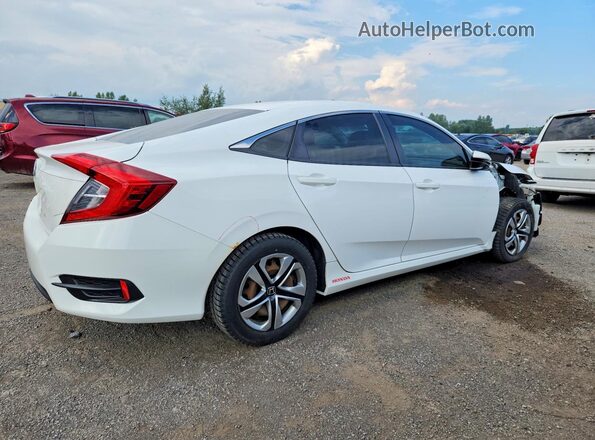 2HGFC2F50HH017194 2017 HONDA CIVIC Белый Задняя правая четверть