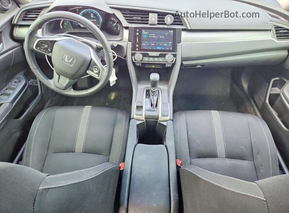 2HGFC2F50HH017194 2017 HONDA CIVIC Белый Вид панели приборов