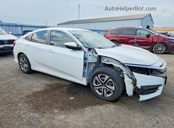 2HGFC2F50HH017194 2017 HONDA CIVIC Белый Передняя правая четверть