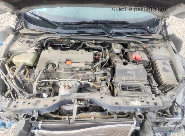2HGFC2F50HH511006 2017 HONDA CIVIC Silver Rear interior view