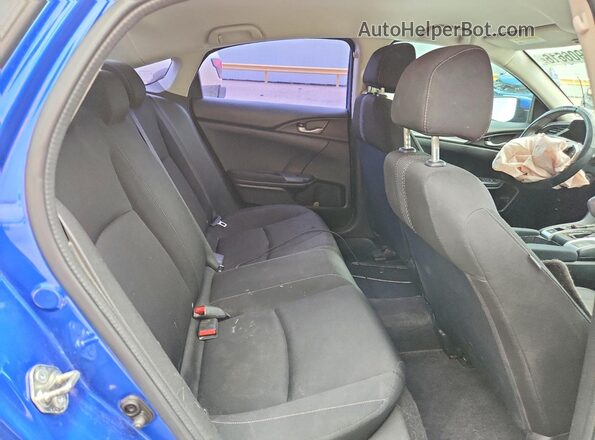2HGFC2F50HH511538 2017 HONDA CIVIC Blue Widok tylnych siedzeń