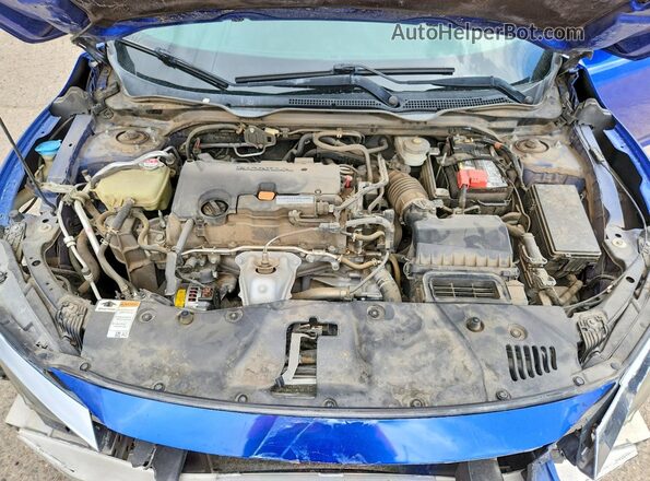 2HGFC2F50HH511538 2017 HONDA CIVIC Blue Widok wnętrza z tyłu