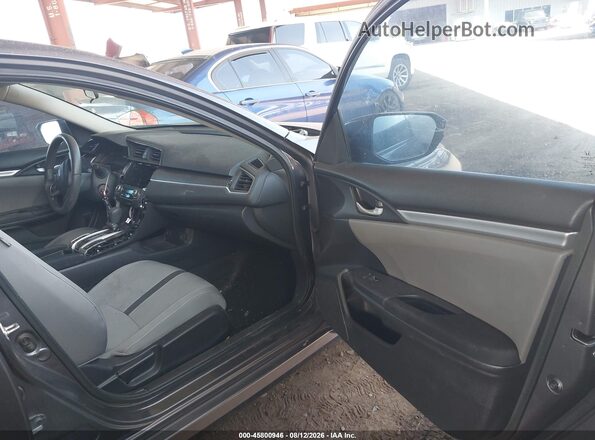 2HGFC2F50HH545138 2017 HONDA CIVIC Gray Widok wnętrza z przodu