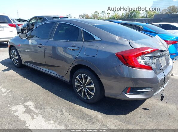 2HGFC2F50HH561632 2017 HONDA CIVIC Gray Rear left