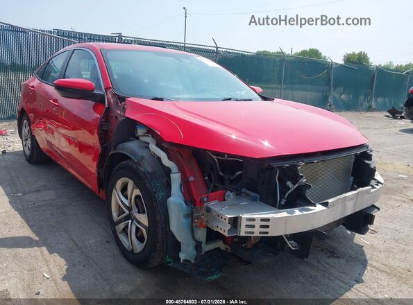 2HGFC2F50HH564613 2017 HONDA CIVIC Red წინა ხედი