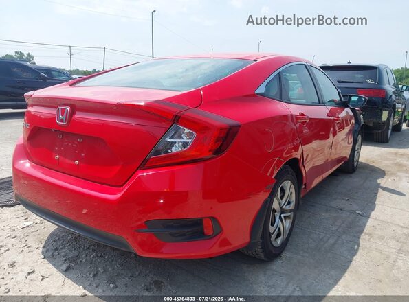 2HGFC2F50HH564613 2017 HONDA CIVIC Red უკანა მარჯვენა