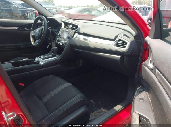 2HGFC2F50HH564613 2017 HONDA CIVIC Red წინა სალონის ხედი