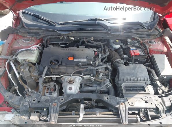 2HGFC2F50HH564613 2017 HONDA CIVIC Red უკანა ხედი