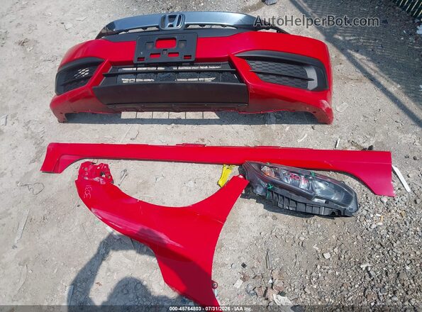 2HGFC2F50HH564613 2017 HONDA CIVIC Red ხელსაწყოთა პანელის ხედი