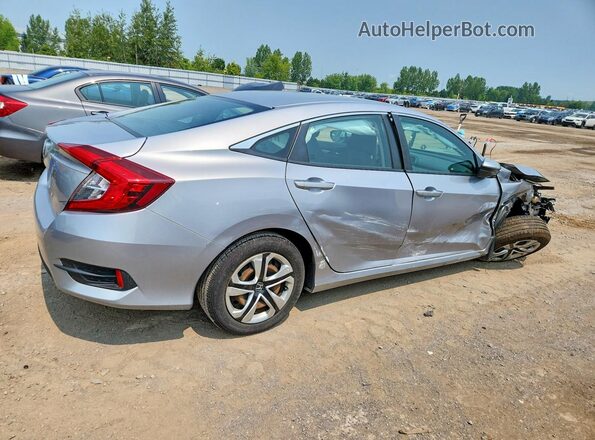 2HGFC2F50JH034809 2018 HONDA CIVIC Silver Rear right