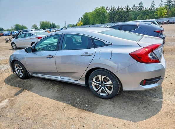 2HGFC2F50JH034809 2018 HONDA CIVIC Silver Rear left