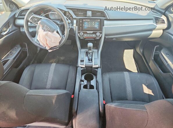 2HGFC2F50JH034809 2018 HONDA CIVIC Silver Dashboard view
