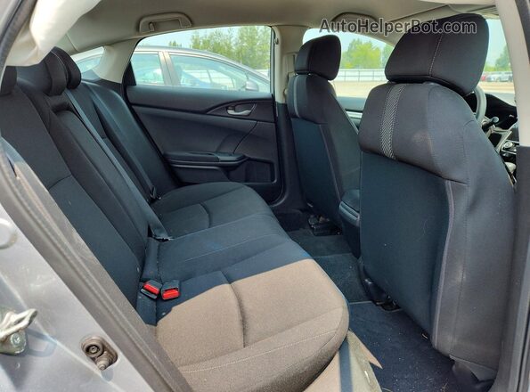 2HGFC2F50JH034809 2018 HONDA CIVIC Silver Rear seats view