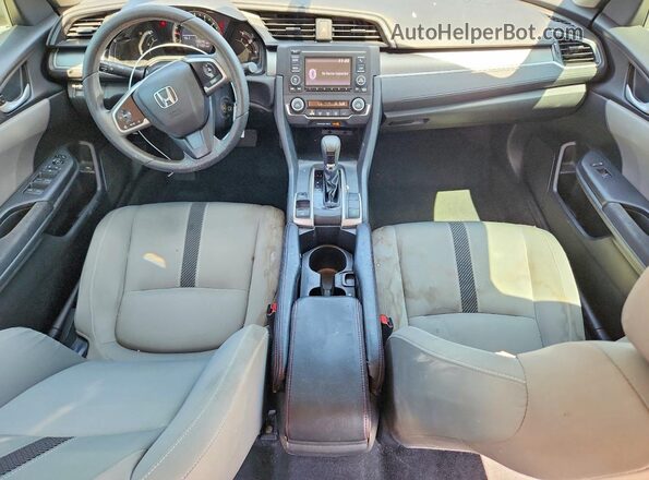 2HGFC2F50JH500397 2018 HONDA CIVIC Black Вид панелі приладів