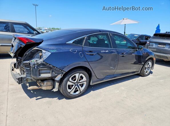 2HGFC2F50JH500397 2018 HONDA CIVIC Black Задня права чверть