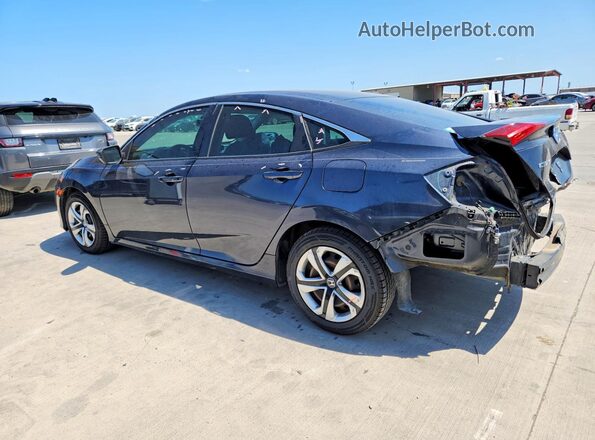 2HGFC2F50JH500397 2018 HONDA CIVIC Black Задня ліва чверть