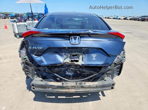 2HGFC2F50JH500397 2018 HONDA CIVIC Black Вид ззаду