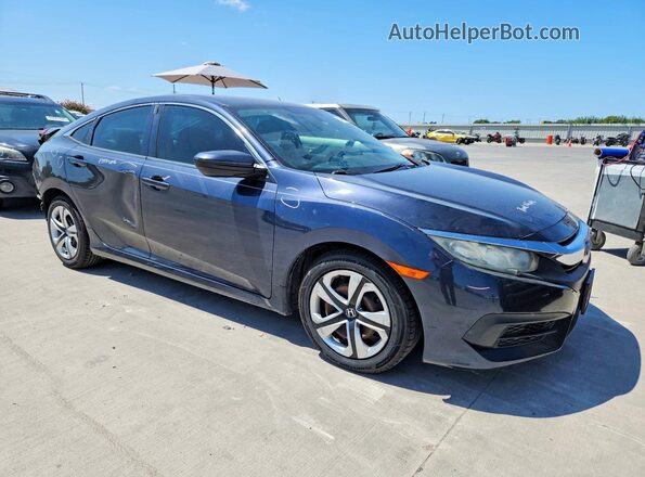 2HGFC2F50JH500397 2018 HONDA CIVIC Black Передня права чверть