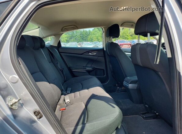 2HGFC2F50JH517474 2018 HONDA CIVIC Gray Rear seats view